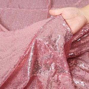 Pink Sequin Backdrop Curtain